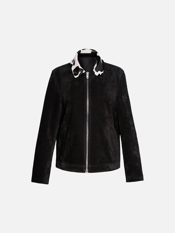 KUNDURA - CEKET - Pony Süet Ceket No.2 - Siyah - shopi go'da!.