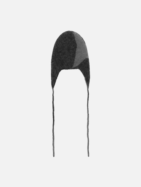Bonnet Mohair Beanie - Black