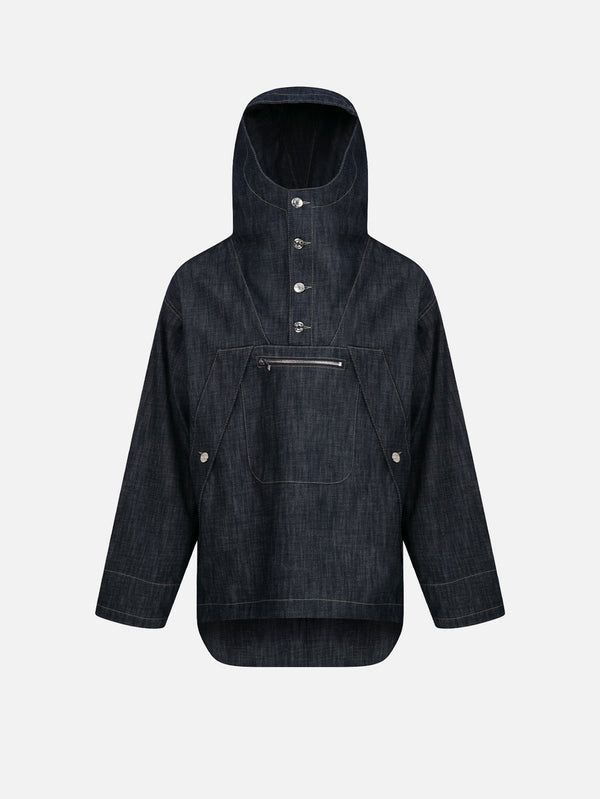 RE2MC, Loose Fit Kot Hody - Lacivert, SWEATSHIRT, shopi go'da!