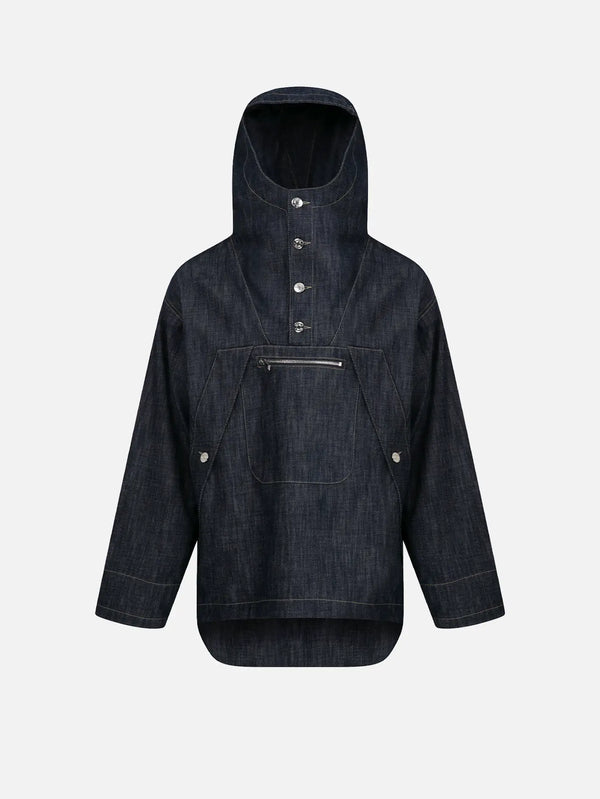 RE2MC Loose Fit Kot Hody - Lacivert - Hoodies SWEATSHIRT