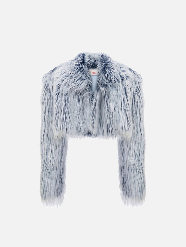 Rare Fur Jacket - Ice Blue