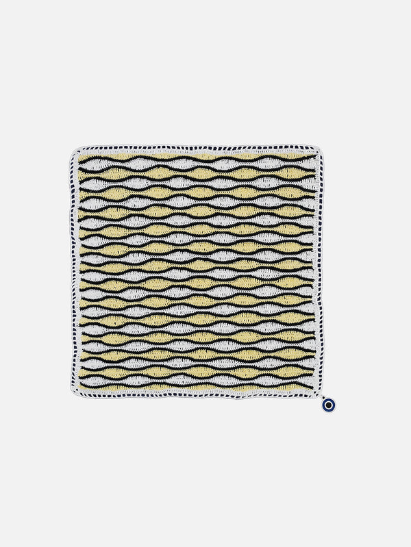 OHM HANDMADE, Waves Dantel Örtü - Sarı Krem Siyah, DANTEL ÖRTÜ, shopi go'da!