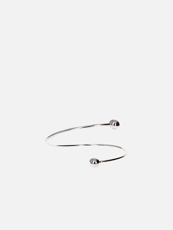 JUSTINE CLENQUET, Selma Arm Cuff - Palladium, KÜPE, shopi go'da!