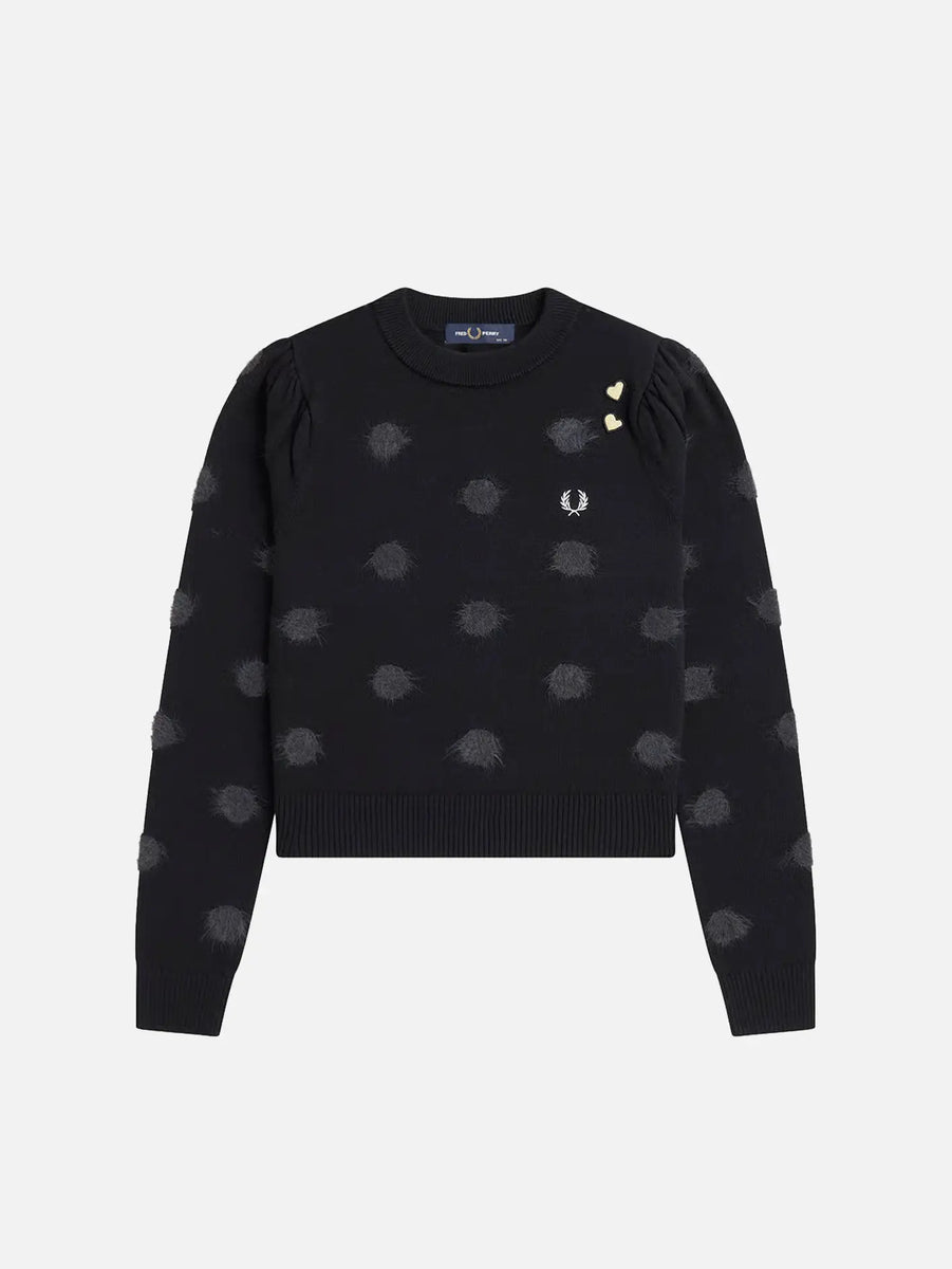 Polka Dot Jumper - Black
