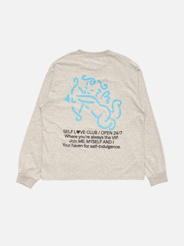 CARNE BOLLENTE, Narcissus's Delight - Melange Grey, T-SHIRT, shopi go'da!