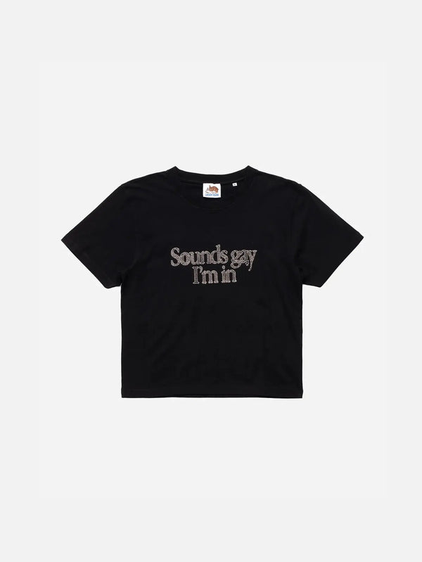 CARNE BOLLENTE Sounds Gay, Im In Baby! - Black - Kategorize edilmemiş T-SHIRT