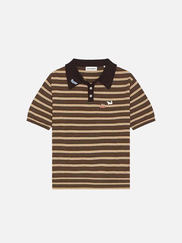 CARNE BOLLENTE Pin-Up Patrol - Stripe - Kategorize edilmemiş T-SHIRT