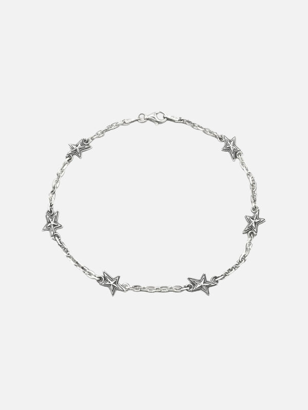 Star Chain Bracelet - Silver