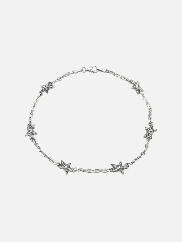 RAFTAF Star Chain Bracelet - Silver - BİLEKLİK