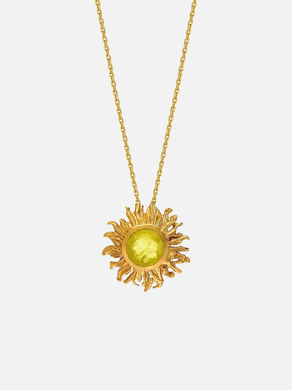 RAFAEL INDIANA The Solara Necklace – altın renkli, önden görünüm