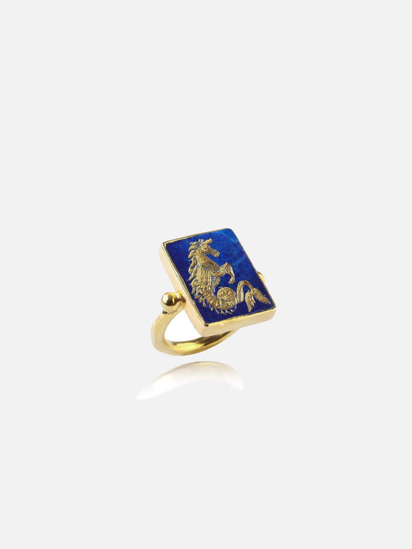 ECE LONDON - YÜZÜK - The Hippocampus Ring - shopi go'da!.