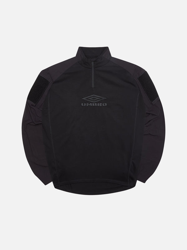 UMBRO, Tactical Half Zip - Black, SWEATSHIRT, shopi go'da!