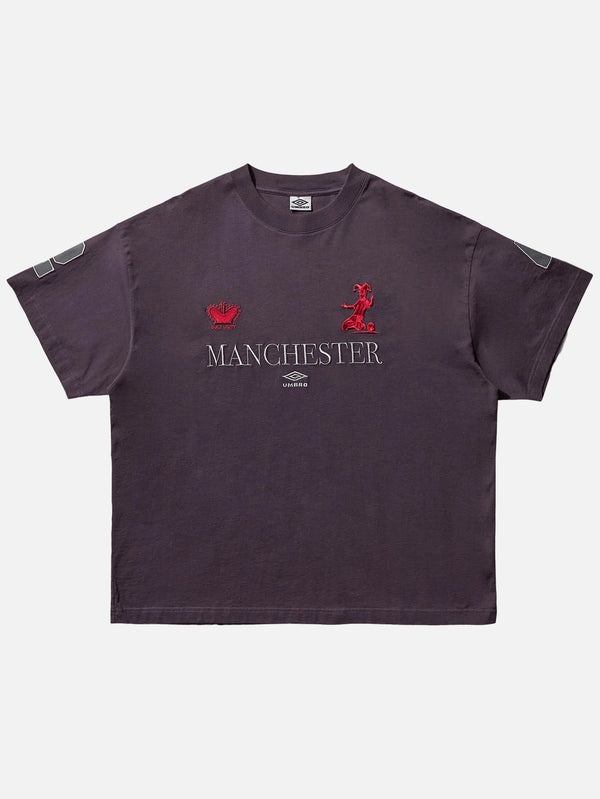 Manc T Shirt - Dark Purple