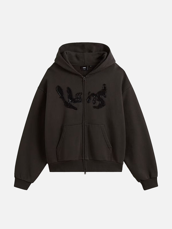 VANS, Raw Instinct FZ Hoodie - Faded Black, HIRKA, shopi go'da!