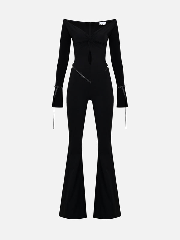 KHÉLA, Wicked Wink Jumpsuit - Black, ELBİSE, shopi go'da!