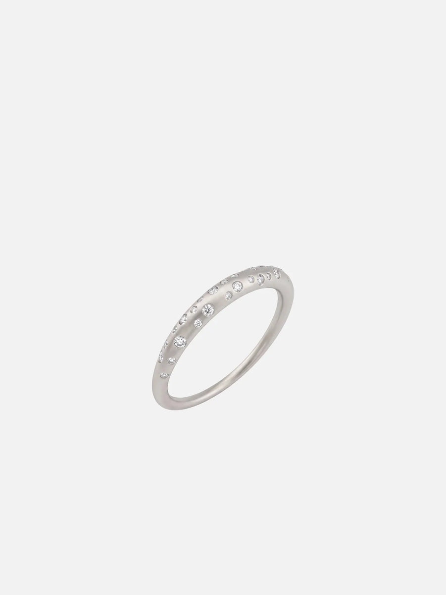 Aurea Orbis Ring - Silver/White