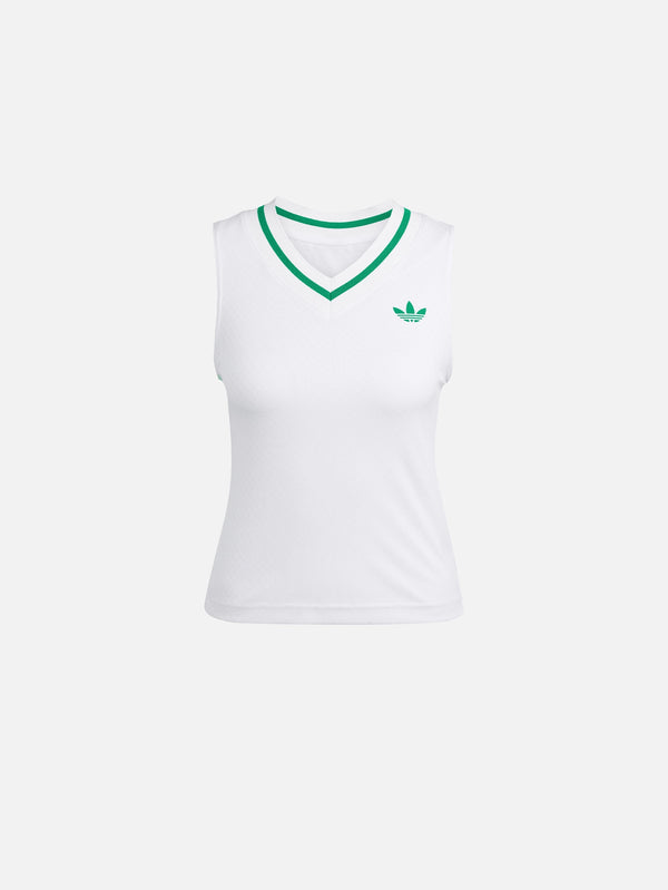 ADIDAS ORIGINALS - ATLET - Tennis Pro Climacool Tank Top - White - shopi go'da!.