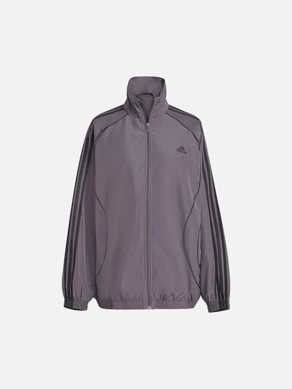 ADIDAS ORIGINALS Teamgeist Adicolor Oversized Woven TT - Grey Strata - Jackets EŞOFMAN ÜSTÜ