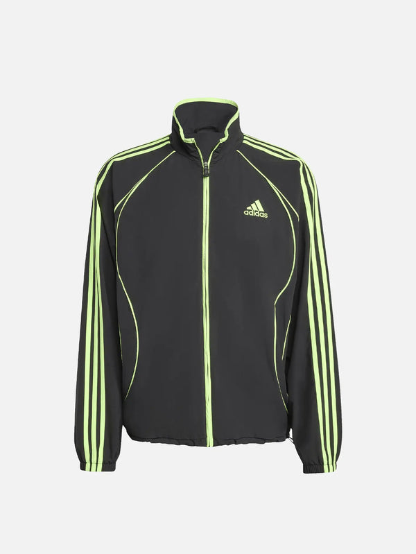 ADIDAS ORIGINALS Teamgeist Adicolor Track Top - Black/Signal Green - Uncategorized EŞOFMAN ÜSTÜ