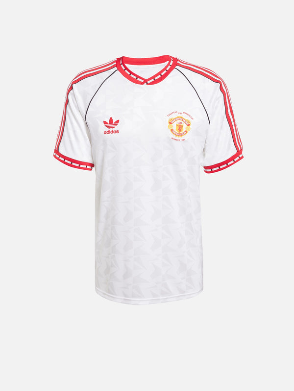 ADIDAS ORIGINALS - FORMA - Manchester United 1991 Away Jersey - White - shopi go'da!.