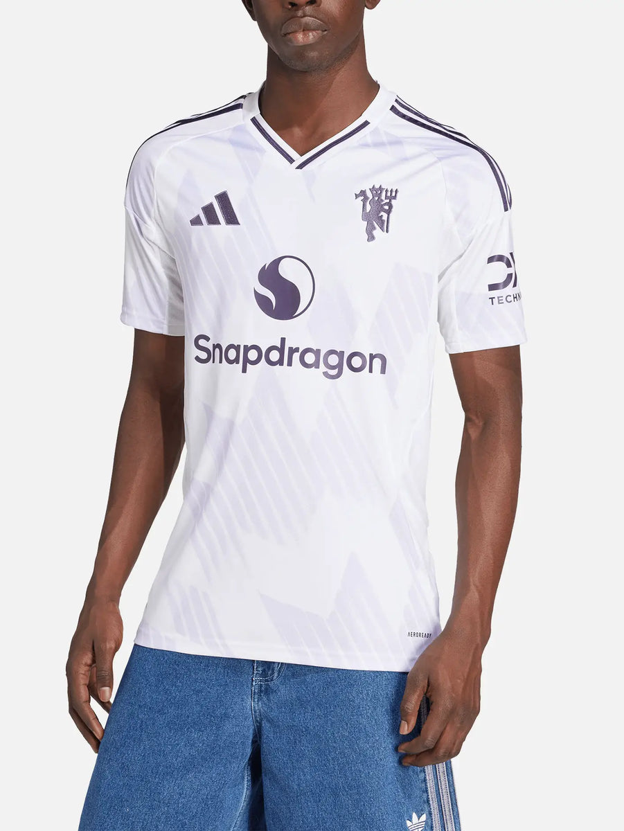 Nike Manchester United ホワイトシャツ ADIDAS ORIGINALS Manchester United 25/26 Away Jersey - White