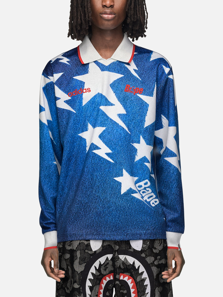 ADIDAS ORIGINALS BAPE x adidas LSL Star Jersey 