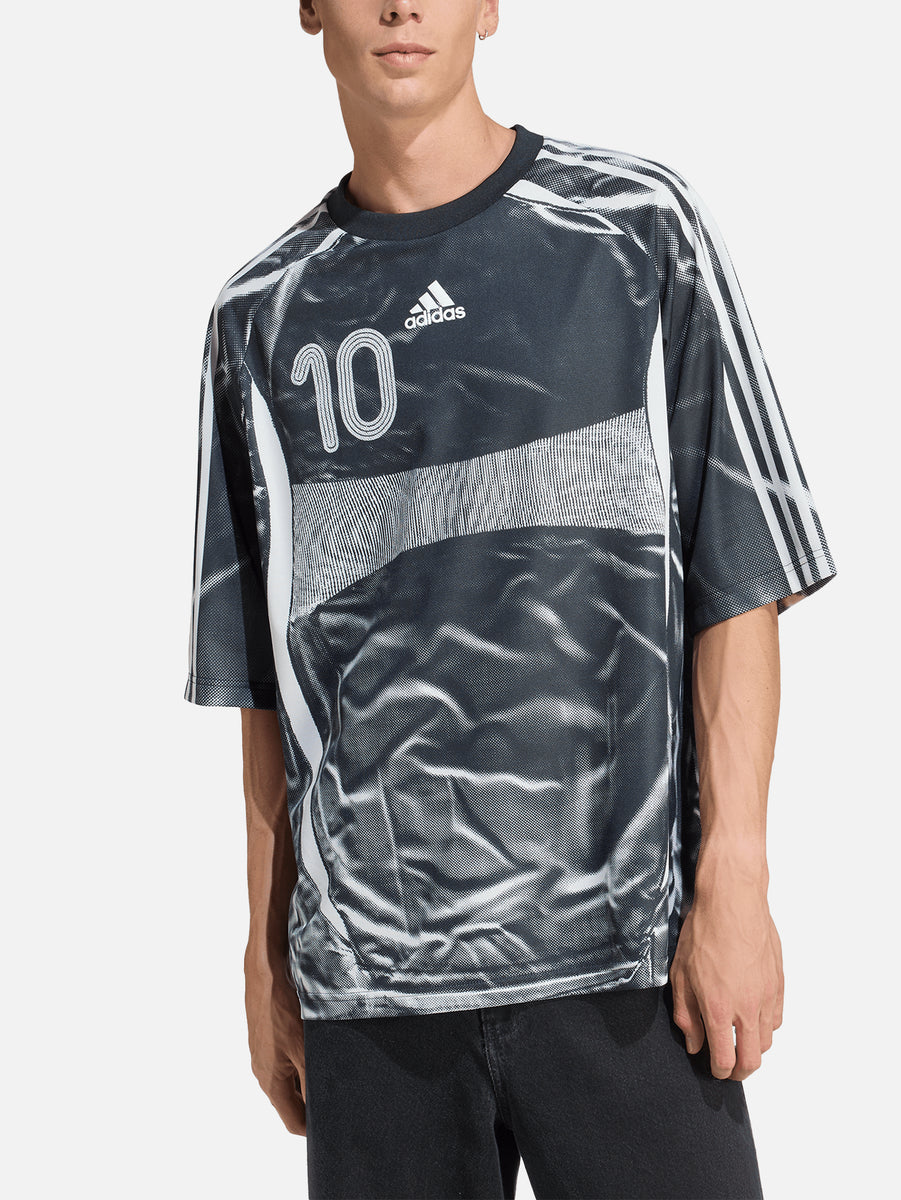 ADIDAS ORIGINALS Adilenium Teamgeist Printed Jersey - Black KF8522