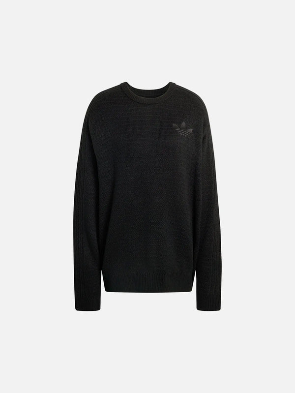 ADIDAS ORIGINALS Knit Sweater - Black - Sweaters KAZAK