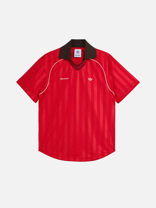 ADIDAS ORIGINALS Wales Bonner x adidas Football Tee - Better Scarlet - Uncategorized T-SHIRT