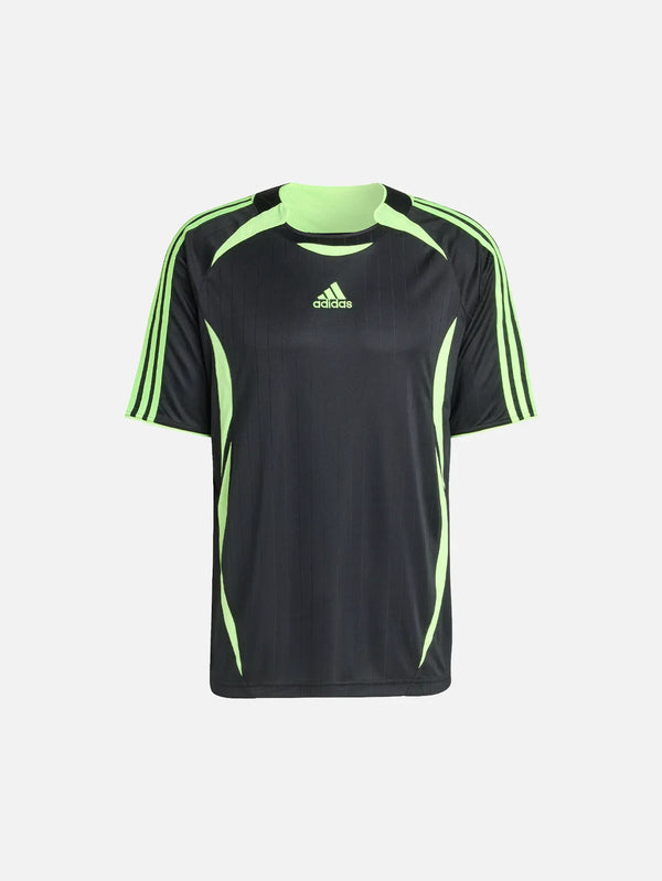 ADIDAS ORIGINALS Teamgeist Adicolor T-Shirt - Black/Signal Green - Uncategorized T-SHIRT