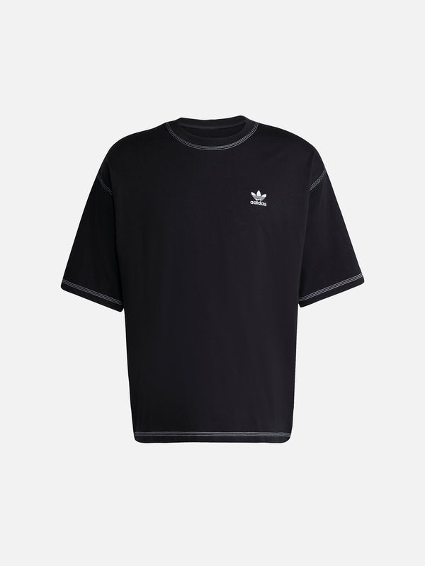 ADIDAS ORIGINALS - T-SHIRT - Trefoil Essentials T-Shirt - Black - shopi go'da!.