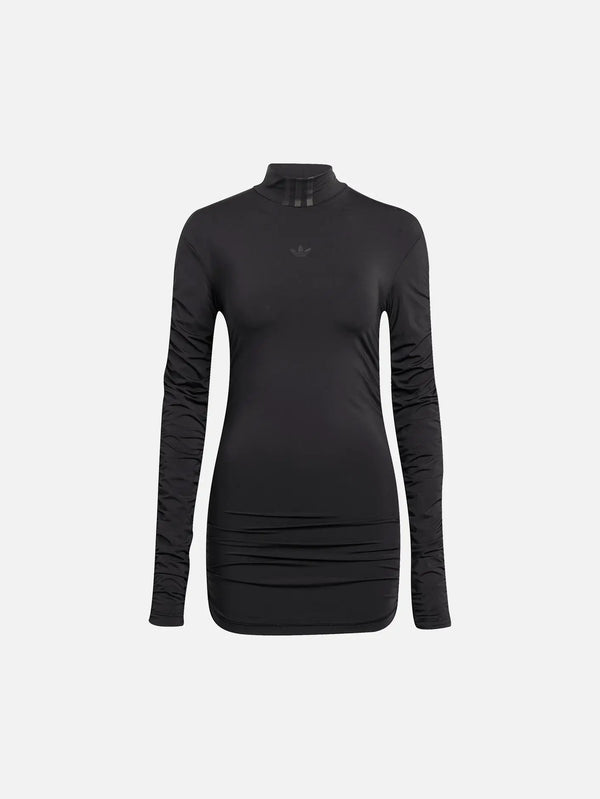 ADIDAS ORIGINALS Ruched LS Top - Black - Shirts T-SHIRT