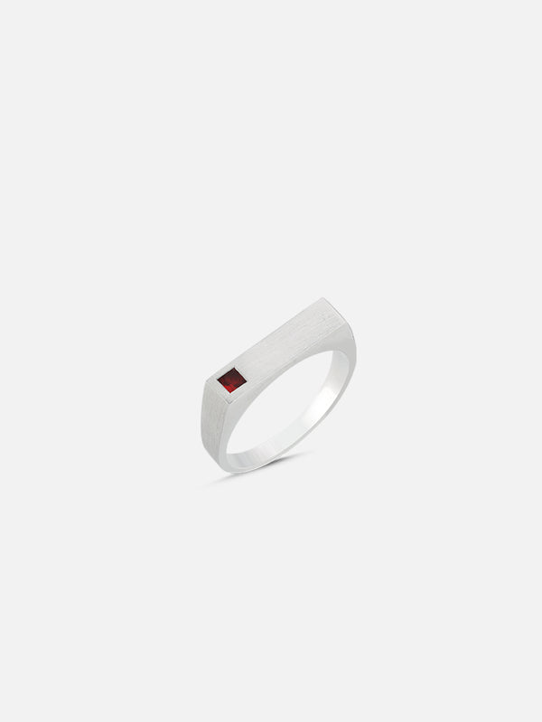 ALEYNACEBECIJEWELRY - YÜZÜK - One Garnet Ring - shopi go'da!.