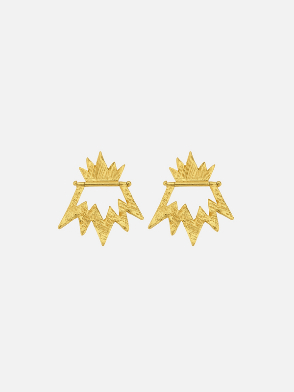 JEWELS FOR JOY, Gold-Plated Silver Dangling Earrings - Mirum, KÜPE, shopi go'da!