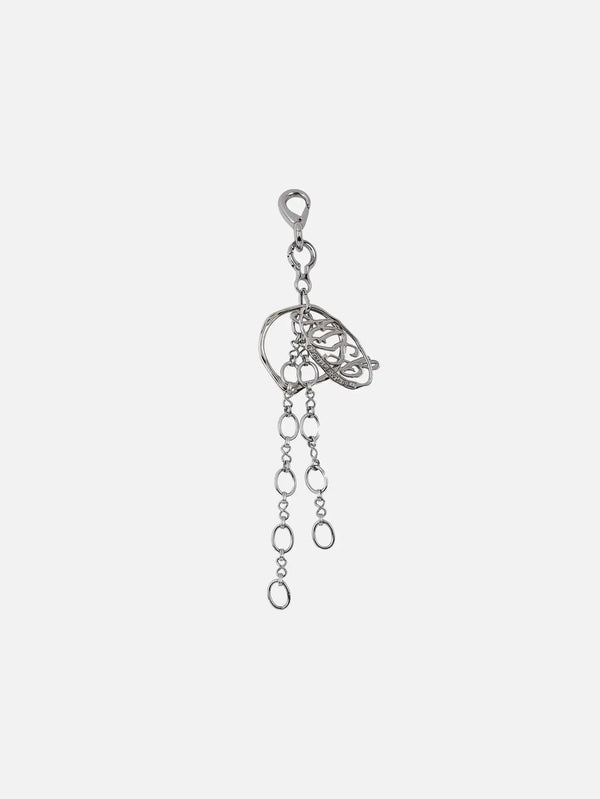 ANDERSSON BELL ADSB Logo Pendant Keyring - Silver - Keychains ANAHTARLIK