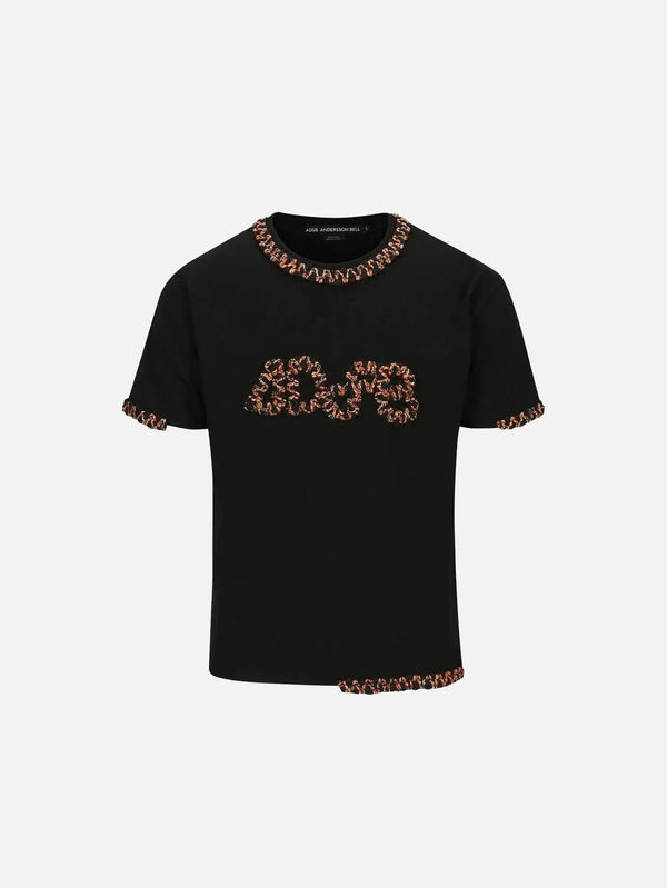 ANDERSSON BELL Julian ADSB Logo T-Shirts - Black - T-Shirts T-SHIRT