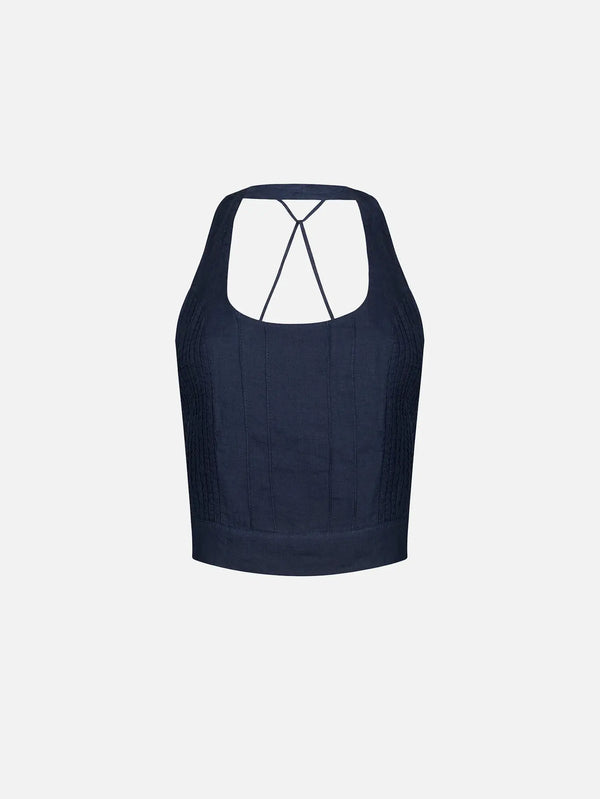 ANEMOIA Minuit Top - Navy - Uncategorized ATLET