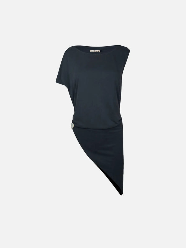ANEMOIA Solene Top - Dark Grey - Uncategorized T-SHIRT