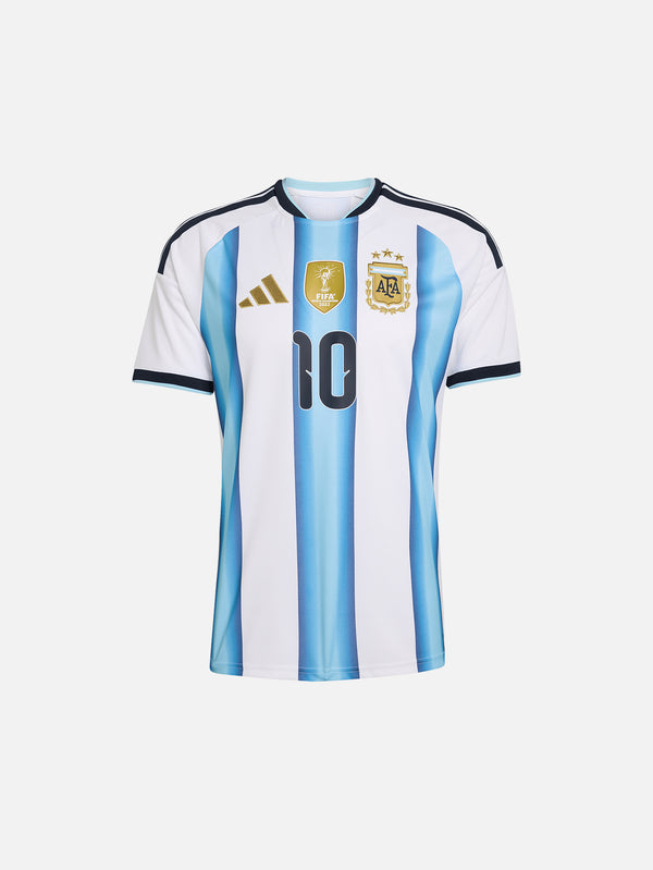 Argentina 26 Home Messi Jersey - White