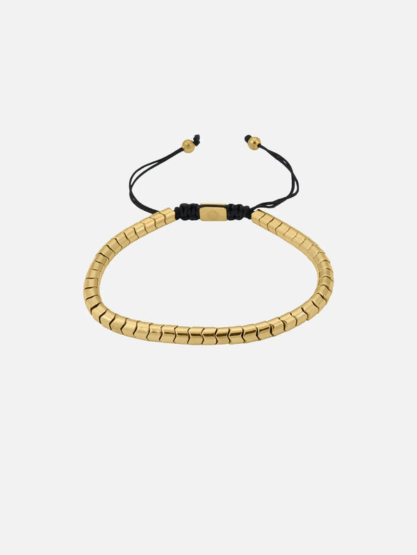 ATOLYEWOLF Rolo Hematite Bracelet in Gold - Bracelets BİLEKLİK