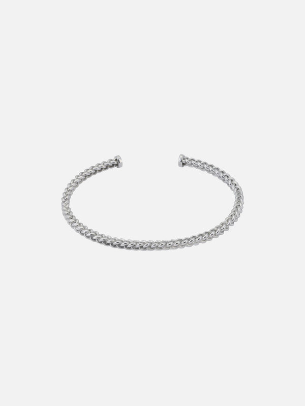 ATOLYEWOLF - BİLEKLİK - Mesh Bangle in Silver - shopi go'da!.
