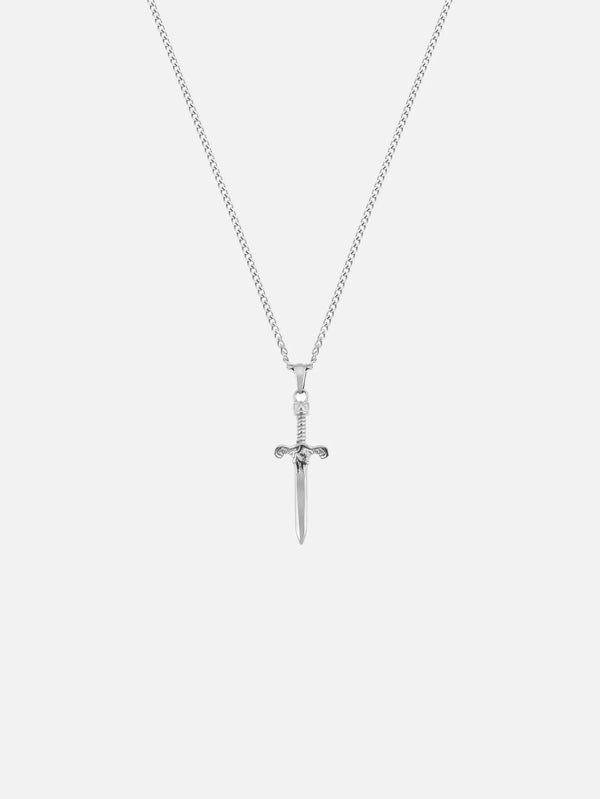 ATOLYEWOLF Sword Necklace in Silver - Necklaces KOLYE