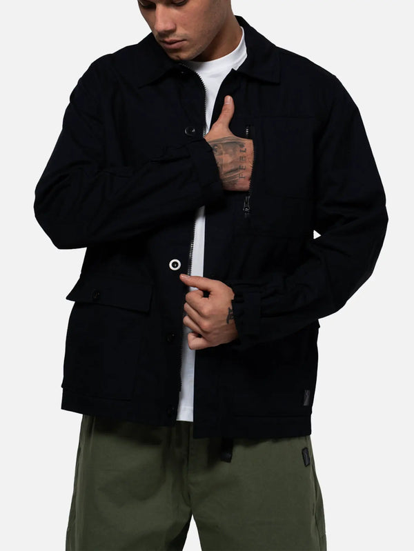 BETWEEN SIDES Overshirt - Black - Overshirts CEKET