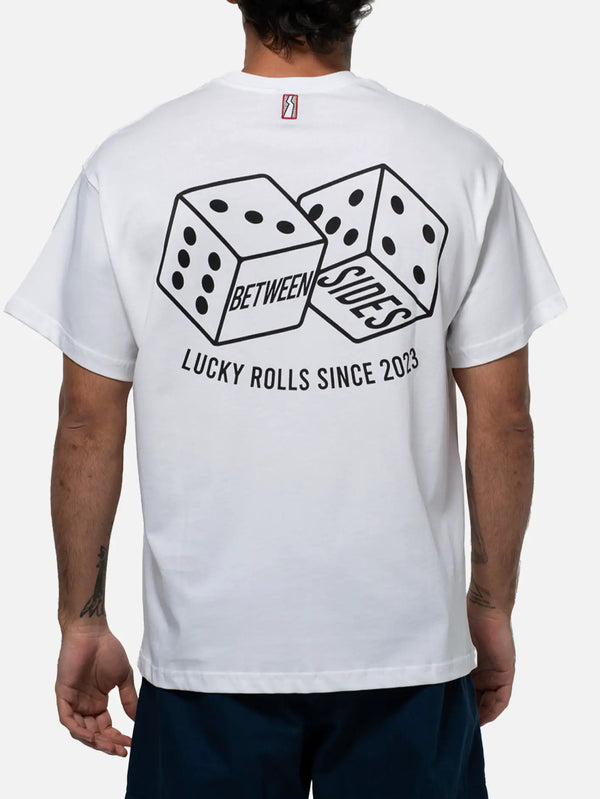 BETWEEN SIDES GT-Dices T-Shirt - White - T-Shirts T-SHIRT