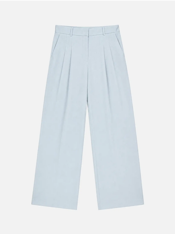 SOON TO BE ANNOUNCED Blue Flow Pelated Pants - Blue - PANTOLON