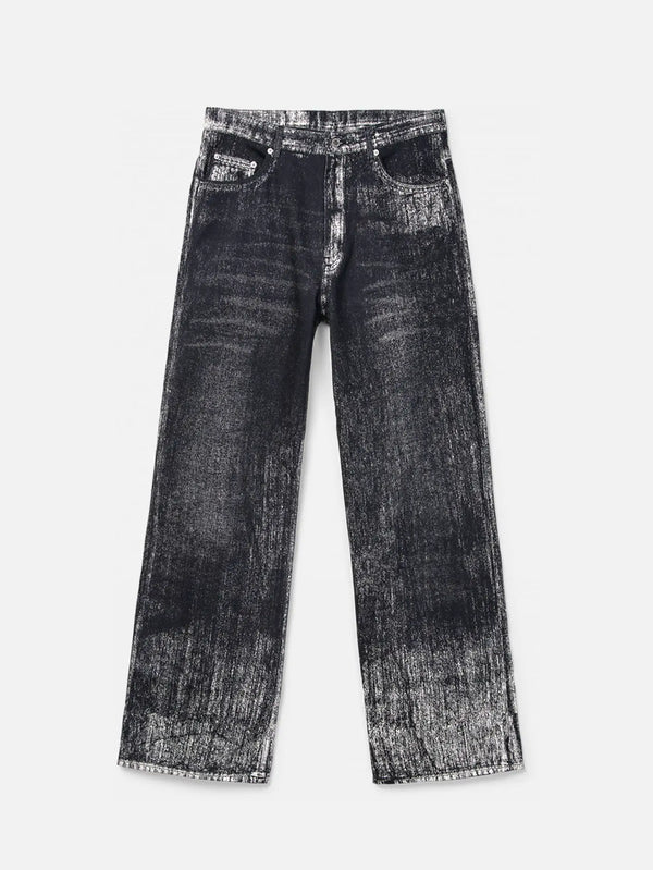 CAMPERLAB Paint Denim Jeans - Black/White - Uncategorized PANTOLON