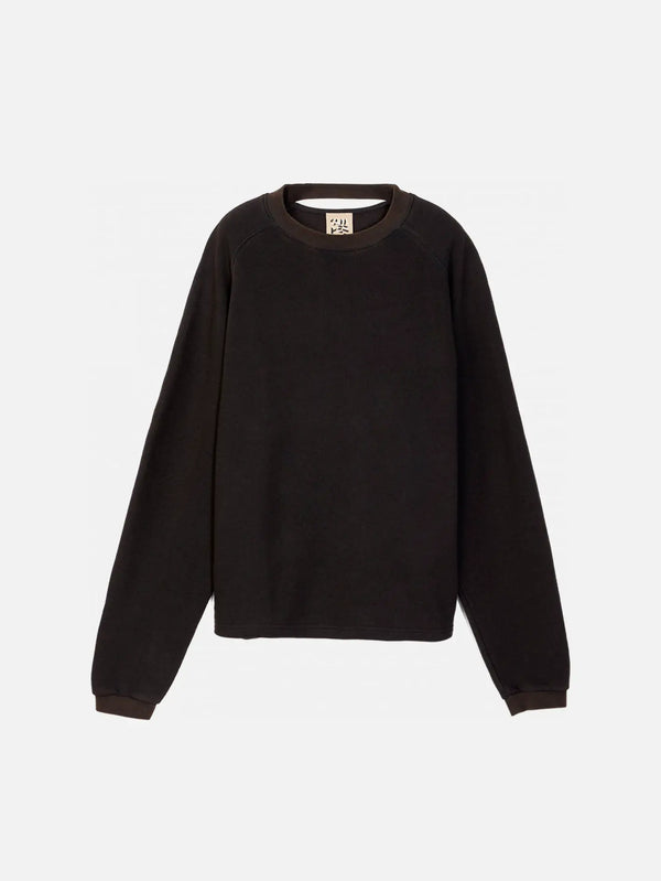 CAMPERLAB Boxy Crewneck - Faded Black - Uncategorized SWEATSHIRT