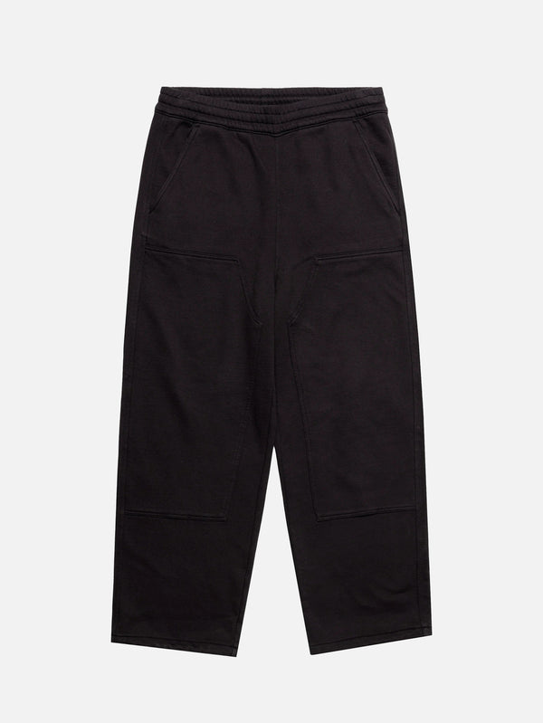 CARHARTT WIP - EŞOFMAN ALTI - Double Knee Sweat Pant - Black Stone Washed - shopi go'da!.