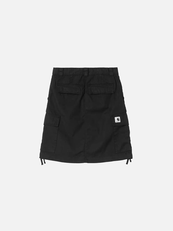 CARHARTT WIP W' Kingston Skirt - Black Garment Dyed - Uncategorized ETEK