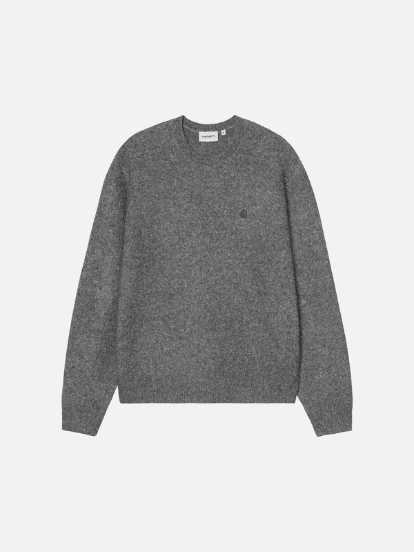 CARHARTT WIP - KAZAK - Curtis Sweater - Tangled Graphite - shopi go'da!.